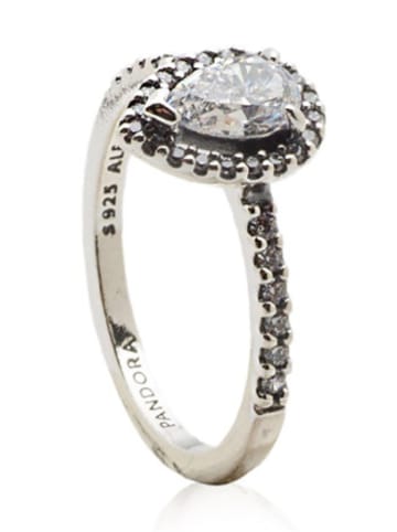 Pandora Silber-Ring mit Kristallen