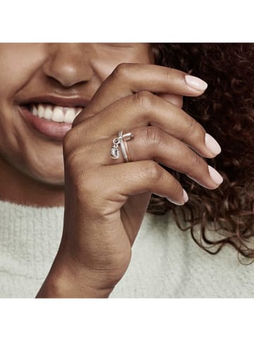 Pandora Zilveren ring met edelstenen