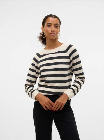Vero Moda Pullover in Weiß/ Schwarz