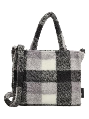 Beagles Henkeltasche "Navarra" in Schwarz/ Grau - (B)28 x (H)21 x (T)11 cm