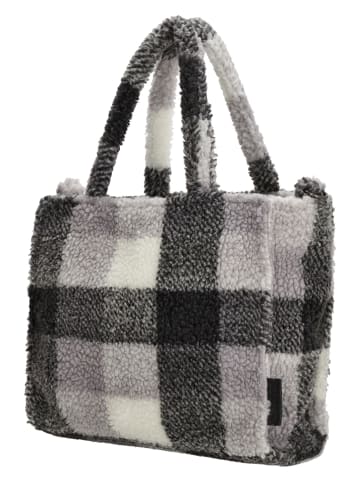 Beagles Henkeltasche "Navarra" in Schwarz/ Grau - (B)28 x (H)21 x (T)11 cm