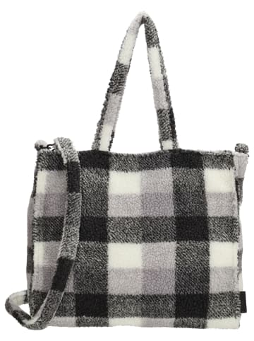 Beagles Schultertasche "Navarra" in Grau/ Schwarz - (B)38 x (H)22 x (T)12 cm