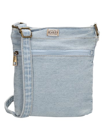 Beagles Schoudertas "Tejeda" lichtblauw - (B)25 x (H)24 x (D)3 cm