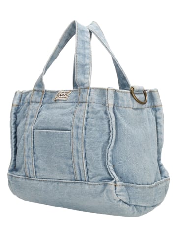 Beagles Henkeltasche in Hellblau - (B)22 x (H)14 x (T)10 cm