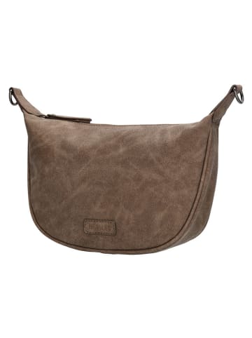 Beagles Schoudertas "Malaga" bruin - (B)28 x (H)18 x (D)8 cm