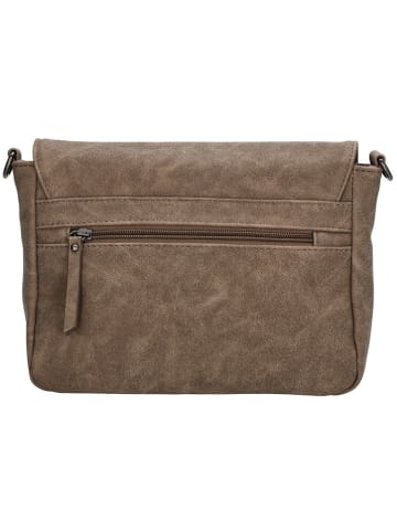 Beagles Umhängetasche "Malaga" in Braun - (B)24 x (H)17 x (T)7 cm