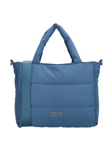 Beagles Henkeltasche "Calvia" in Blau - (B)26 x (H)21 x (T)11 cm