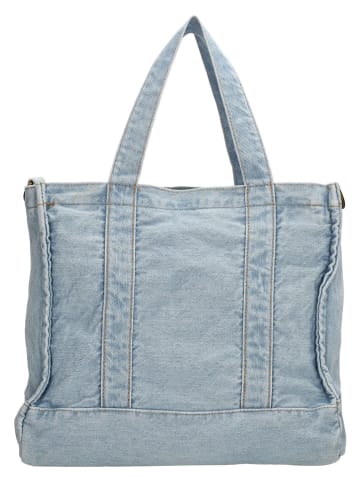 Beagles Henkeltasche in Hellblau - (B)38 x (H)22 x (T)12 cm