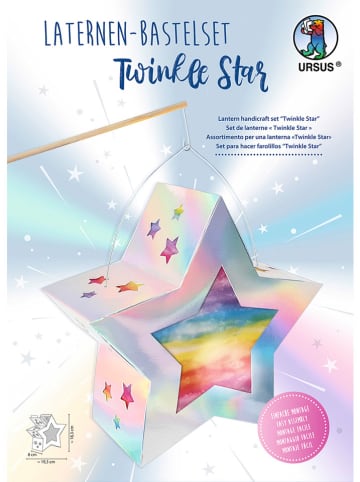 URSUS Laternen-Bastelset "Twinkle Star - Metallic" in Bunt