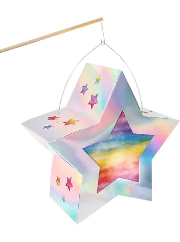 URSUS Laternen-Bastelset "Twinkle Star - Metallic" in Bunt