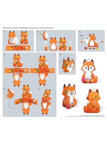 URSUS Laternen-Bastelset "Fuchs" in Orange