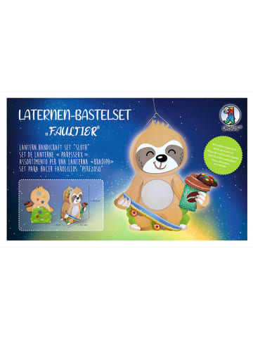 URSUS Laternen-Bastelset "Faultier" in Bunt