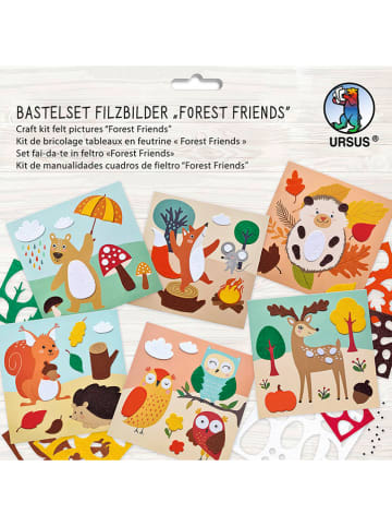 URSUS Filz-Bastelset "Forest friends" in Bunt
