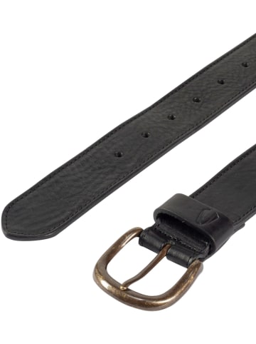 Camel Active Leder-Gürtel in Schwarz
