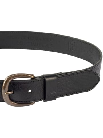 Camel Active Leder-Gürtel in Schwarz