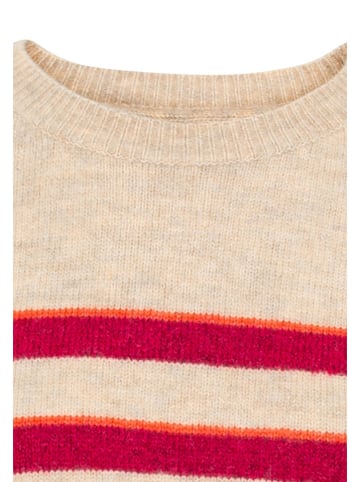 Camel Active Pullover in Beige/ Rot