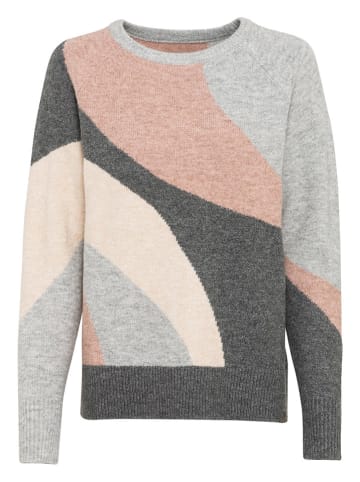 Camel Active Pullover in Anthrazit/ Sand