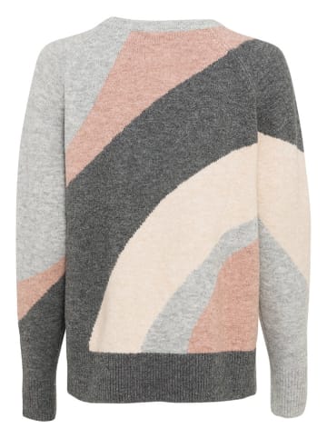 Camel Active Sweter w kolorze antracytowo-beżowym