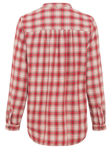 Camel Active Bluse in Rot/ Weiß