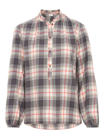 Camel Active Bluse in Dunkelblau/ Pink