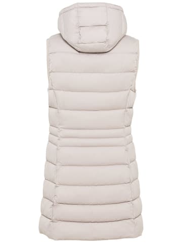 Camel Active Doorgestikte bodywarmer crème