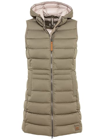 Camel Active Doorgestikte bodywarmer olijfgroen