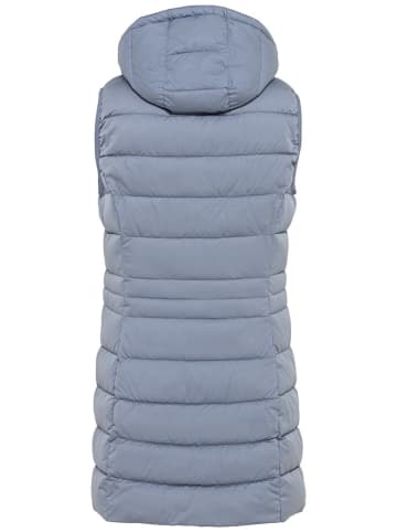 Camel Active Doorgestikte bodywarmer lichtblauw