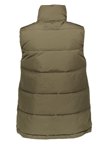 Camel Active Doorgestikte bodywarmer kaki