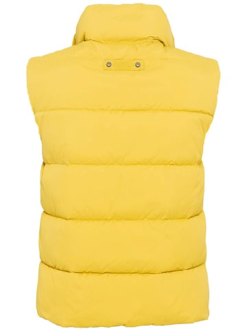 Camel Active Doorgestikte bodywarmer geel