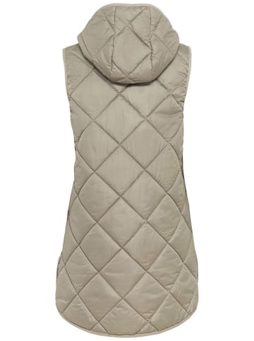 Camel Active Doorgestikte bodywarmer lichtgroen