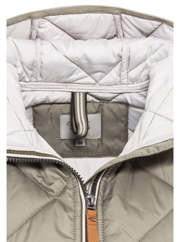 Camel Active Doorgestikte bodywarmer lichtgroen