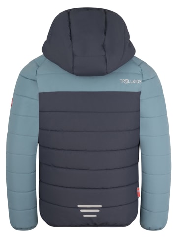 Trollkids Ski-/ Snowboardjacke "Hafjell" in Dunkelblau/ Hellblau