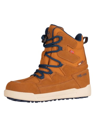 Trollkids Winterboots "Finnmark" in Hellbraun