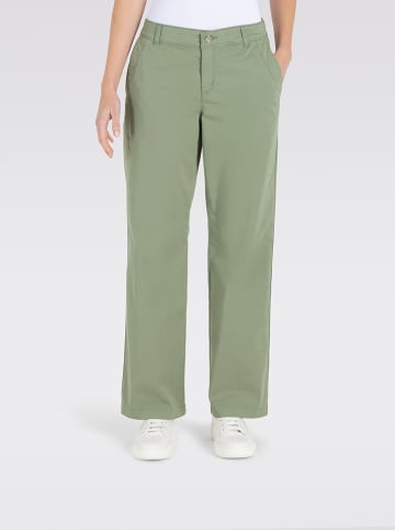 MAC Spodnie "NORA" w kolorze khaki