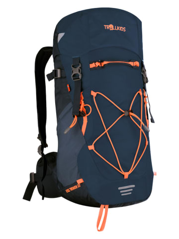 Trollkids Wanderrucksack "Fjell Trekker 22" in Dunkelblau - (B)24 x (H)45 x (T)18 cm