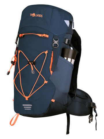 Trollkids Wanderrucksack "Fjell Trekker 22" in Dunkelblau - (B)24 x (H)45 x (T)18 cm