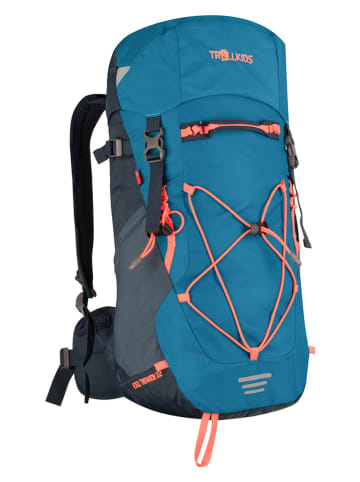 Trollkids Wanderrucksack "Fjell Trekker 22" in Blau - (B)24 x (H)45 x (T)18 cm