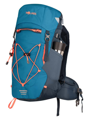 Trollkids Plecak turystyczny "Fjell Trekker 22" w kolorze niebieskim - 24 x 45 x 18 cm