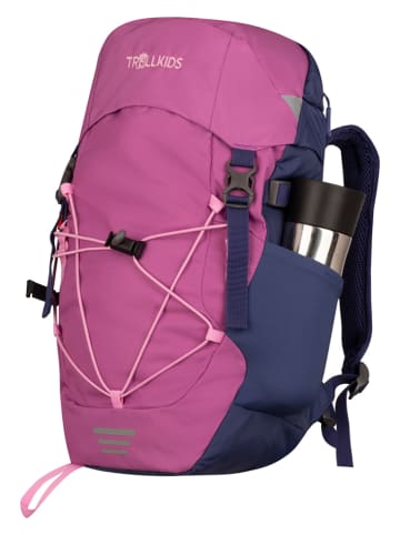 Trollkids Wanderrucksack "Fjell Trekker 15" in Pink - (B)24 x (H)35 x (T)14 cm