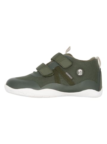 Trollkids Buty zimowe w kolorze zielonym do chodzenia na boso