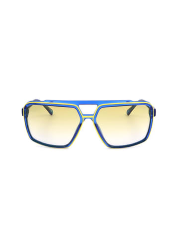Guess Herenzonnebril blauw/geel