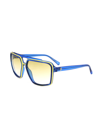 Guess Herenzonnebril blauw/geel