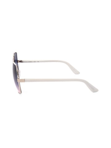 Guess Damen-Sonnenbrille in Weiß/ Blau