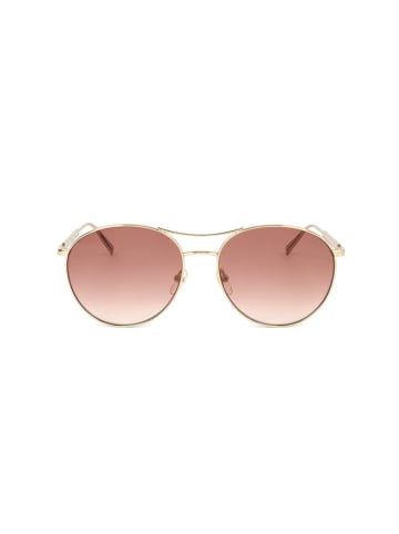 Longchamp Dameszonnebril goudkleurig/rood