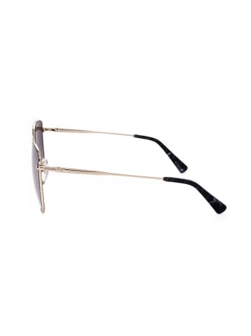 Longchamp Damen-Sonnenbrille in Gold/ Dunkelblau