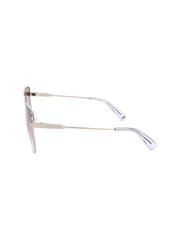 Longchamp Damen-Sonnenbrille in Gold/ Hellbraun
