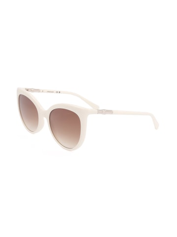 Longchamp Damen-Sonnenbrille in Creme/ Hellbraun