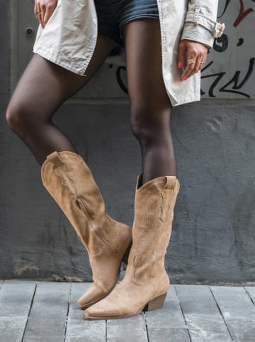 Belucci Stiefel in Beige