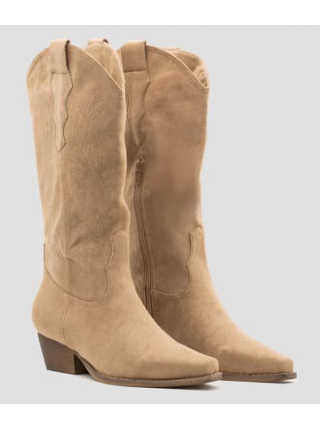 Belucci Stiefel in Beige