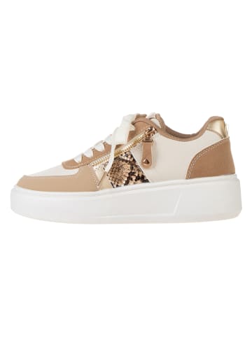 Belucci Sneakers in Creme/ Braun